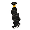 H6006AZ 12 "1Pcs Natural Black Brazilian Virgin Lose Tiefe Welle Haar spinnt