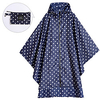 Herren Damen Regenjacke Regenmantel Poncho wasserdichte Wanderjacke Kapuze Reißverschluss Sommer Outdoor Polka Dot wasserdicht winddicht schnell trocknend leichter Mantel Poncho Top Angeln Klettern Strand Lightinthebox