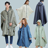 Herren Damen Regenponcho Regenmantel für Wanderer Wasserdichte Wanderjacke Sommer Draussen Wasserdicht Rasche Trocknung Leicht Atmungsaktiv Jacke Ponchos Oberteile Jagd Angeln Klettern Armeegrün Lightinthebox
