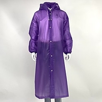 Herren Damen Regenponcho Wasserdichte Wanderjacke Regenjacke Sommer Draussen Volltonfarbe Wasserdicht Rasche Trocknung Leicht Atmungsaktiv Regenmantel Ponchos Oberteile Angeln Klettern Laufen Purpur Lightinthebox