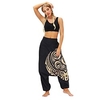 Herren Damen Yoga-Hose Seitentaschen Haremshosen Pumphose Unten Atmungsaktiv Rasche Trocknung Schwarz Yoga Fitness Fitnesstraining Sommer Sport Sportkleidung / Alltag / Athlässigkeit Lightinthebox