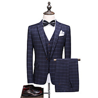 Herren Hochzeit Anzüge Weite Passform Fallendes Revers Einreiher - 1 Knopf Lightinthebox