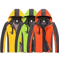 Herren Hoodie-Jacke Wasserdichte Wanderjacke Windjacke für Wanderer Herbst Frühling Außen Wasserdicht Windundurchlässig Rasche Trocknung Leicht Oberbekleidung Mantel Trench Coat Jagd Angeln Klettern Lightinthebox