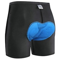 herren radunterwäsche radhose radhose sommer radhose trägerhose gefütterte shorts / lederhose uv beständig schnell trocknend sport schwarz / silber / schwarz mountainbike mtb straße Lightinthebox