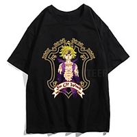 Inspiriert von Die sieben Todsünden Cosplay Anime Zeichentrick Polyester / Baumwollmischung Druck Harajuku Grafik Kawaii T-shirt Für Damen / Herren Lightinthebox