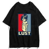 Inspiriert von Die sieben Todsünden Cosplay Anime Zeichentrick Polyester / Baumwollmischung Druck Harajuku Grafik Kawaii T-shirt Für Damen / Herren Lightinthebox