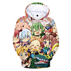 Inspiriert von Die sieben Todsünden Cosplay Cosplay Kostüm Kapuzenshirt 100% Polyester Grafik Print Harajuku Grafik Kapuzenshirt Für Damen / Herren Lightinthebox