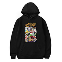 Inspiriert von Die sieben Todsünden Cosplay Cosplay Kostüme Kapuzenshirt Polyester / Baumwolle Grafik-Drucke Print Kapuzenshirt Für Herren / Damen Lightinthebox