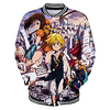 Inspiriert von Die sieben Todsünden Meliod Anime Zeichentrick Polyester Anime 3D Harajuku Grafik Mantel Für Herren / Damen / Paar Lightinthebox