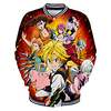 Inspiriert von Die sieben Todsünden Meliod Anime Zeichentrick Polyester Anime 3D Harajuku Grafik Mantel Für Herren / Damen / Paar Lightinthebox