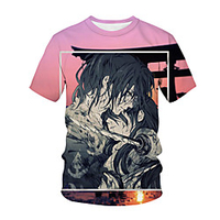 Inspiriert von Dororo Cosplay Anime Zeichentrick 100% Polyester 3D Harajuku Grafik Kawaii T-shirt Für Damen / Herren Lightinthebox