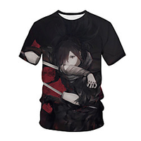 Inspiriert von Dororo Cosplay Anime Zeichentrick 100% Polyester 3D Harajuku Grafik Kawaii T-shirt Für Damen / Herren Lightinthebox