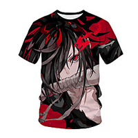 Inspiriert von Dororo Cosplay Anime Zeichentrick 100% Polyester 3D Harajuku Grafik Kawaii T-shirt Für Damen / Herren Lightinthebox