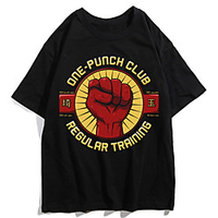 Inspiriert von EIN SCHLAG MANN Cosplay Anime Zeichentrick Polyester / Baumwollmischung Druck Harajuku Grafik Kawaii T-shirt Für Damen / Herren Lightinthebox