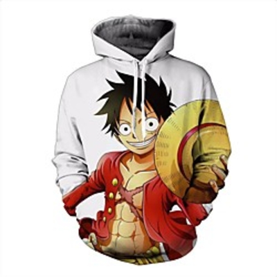 Inspiriert von Ein Stück Affe
D. Ruffy Cosplay Kapuzenshirt
Terylen Zeichen Grundlegend
Für Damen / Herren
Lightinthebox