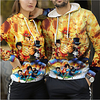 Inspiriert von Ein Stück Affe D. Ruffy Cosplay Kostüm Kapuzenshirt Terylen Grafik Print Harajuku Grafik Kapuzenshirt Für Damen / Herren Lightinthebox