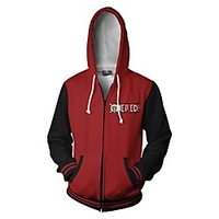 Inspiriert von Ein Stück Affe D. Ruffy Cosplay Kostüm Kapuzenshirt Terylen Grafik Print Harajuku Grafik Kapuzenshirt Für Damen / Herren Lightinthebox