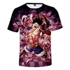 Inspiriert von Ein Stück Affe D. Ruffy Cosplay Kostüm T-Shirt-Ärmel Terylen 3D Print T-shirt Für Damen / Herren Lightinthebox