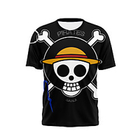 Inspiriert von Ein Stück Cosplay Anime Zeichentrick 100% Polyester Druck 3D Harajuku Grafik T-shirt Für Damen / Herren Lightinthebox