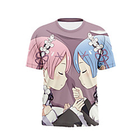 Inspiriert von Eine andere Welt von Grund auf neu Cosplay Anime Zeichentrick 100% Polyester Druck 3D Harajuku Grafik T-shirt Für Damen / Herren Lightinthebox