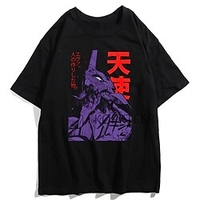 Inspiriert von EVA Cosplay Anime Zeichentrick Polyester / Baumwollmischung Bedruckt Harajuku Grafik Kawaii T-shirt Für Herren / Damen Lightinthebox