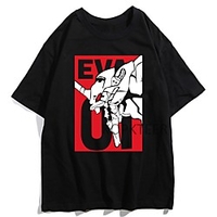 Inspiriert von EVA Cosplay Anime Zeichentrick Polyester / Baumwollmischung Druck Harajuku Grafik Kawaii T-shirt Für Damen / Herren Lightinthebox