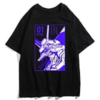 Inspiriert von EVA Cosplay Anime Zeichentrick Polyester / Baumwollmischung Druck Harajuku Grafik Kawaii T-shirt Für Damen / Herren Lightinthebox