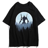 Inspiriert von EVA Cosplay Anime Zeichentrick Polyester / Baumwollmischung Druck Harajuku Grafik Kawaii T-shirt Für Damen / Herren Lightinthebox
