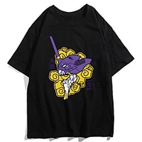 Inspiriert von EVA Cosplay Anime Zeichentrick Polyester / Baumwollmischung Druck Harajuku Grafik Kawaii T-shirt Für Damen / Herren Lightinthebox