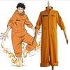 Inspiriert von Feuerkraft Shinra Kusakabe Anime Cosplay Kostüme Japanisch Cosplay-Anzüge Langarm Gymnastikanzug / Einteiler Für Herren Damen Lightinthebox