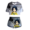 Inspiriert von frage mich Ei Priorität Cosplay Cosplay Kostüm Austattungen Terylen 3D 2 Teile Print Unterhose Für Damen / Herren Lightinthebox