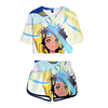 Inspiriert von frage mich Ei Priorität Cosplay Cosplay Kostüm Austattungen Terylen 3D 2 Teile Print Unterhose Für Damen / Herren Lightinthebox