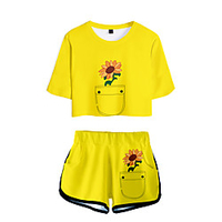 Inspiriert von frage mich Ei Priorität Cosplay Cosplay Kostüm Austattungen Terylen 3D 2 Teile Print Unterhose Für Damen / Herren Lightinthebox