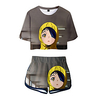 Inspiriert von frage mich Ei Priorität Cosplay Cosplay Kostüm Austattungen Terylen 3D 2 Teile Print Unterhose Für Damen / Herren Lightinthebox