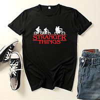 Inspiriert von Fremde Dinge Cosplay Cosplay Kostüm T-Shirt-Ärmel Polyester / Baumwollmischung Grafik-Drucke Print Harajuku Grafik T-shirt Für Damen / Herren Lightinthebox