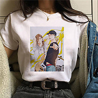 Inspiriert von gegeben Cosplay Anime Zeichentrick Polyester / Baumwollmischung Druck Harajuku Grafik Kawaii T-shirt Für Damen / Herren Lightinthebox