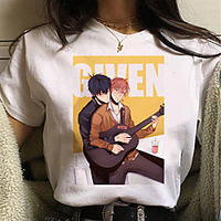 Inspiriert von gegeben Cosplay Anime Zeichentrick Polyester / Baumwollmischung Druck Harajuku Grafik Kawaii T-Shirt Für Damen / Herren Lightinthebox