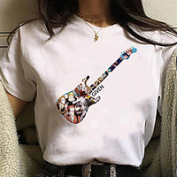Inspiriert von gegeben Cosplay Anime Zeichentrick Polyester / Baumwollmischung Druck Harajuku Grafik Kawaii T-shirt Für Damen / Herren Lightinthebox