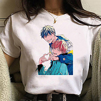 Inspiriert von gegeben Cosplay Anime Zeichentrick Polyester / Baumwollmischung Druck Harajuku Grafik Kawaii T-shirt Für Damen / Herren Lightinthebox