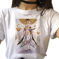 Inspiriert von Genshin-Einschlag Cosplay Anime Zeichentrick Polyester / Baumwollmischung Druck Harajuku Grafik Kawaii T-shirt Für Damen / Herren Lightinthebox
