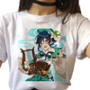 Inspiriert von Genshin-Einschlag Cosplay Anime Zeichentrick Polyester / Baumwollmischung Druck Harajuku Grafik Kawaii T-shirt Für Damen / Herren Lightinthebox