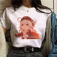 Inspiriert von Genshin-Einschlag Cosplay Klee Anime Zeichentrick Polyester / Baumwollmischung Bedruckt Harajuku Grafik Kawaii T-shirt Für Herren / Damen Lightinthebox