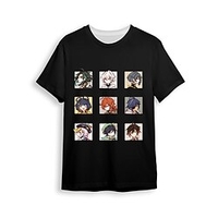 Inspiriert von Genshin-Einschlag Kamado Tanjirou T-Shirt-Ärmel Zeichentrick 100% Polyester Anime Harajuku Grafik Kawaii T-shirt Für Herren / Damen / Paar Lightinthebox