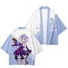 Inspiriert von Genshin-Einschlag Kamisato Ayaka Cosplay Kostüm Zeichentrick Terylen Anime Harajuku Grafik Kawaii Oberbekleidung Für Herren Lightinthebox