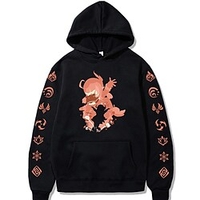Inspiriert von Genshin-Einschlag Klee Ganyu Venti Kapuzenshirt Anime 100% Polyester Anime Harajuku Grafik Kawaii Kapuzenshirt Für Unisex / Paar Lightinthebox