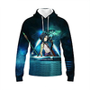 Inspiriert von Genshin-Einschlag Xiao Anime Zeichentrick Polyester Anime 3D Harajuku Grafik Kapuzenshirt Für Unisex / Paar Lightinthebox