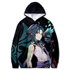 Inspiriert von Genshin-Einschlag Xiao Anime Zeichentrick Terylen Anime 3D Harajuku Grafik Kapuzenshirt Für Herren / Damen / Paar / 3D-Druck Lightinthebox
