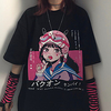 Inspiriert von gotisch Cosplay Cosplay Kostüm T-Shirt-Ärmel Polyester / Baumwollmischung Druck Harajuku Grafik Kawaii T-shirt Für Damen / Herren Lightinthebox
