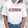 Inspiriert von Graue Anatomie Cosplay Anime Zeichentrick Polyester / Baumwollmischung Druck Harajuku Grafik Kawaii T-shirt Für Damen / Herren Lightinthebox