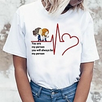 Inspiriert von Graue Anatomie Cosplay Anime Zeichentrick Polyester / Baumwollmischung Druck Harajuku Grafik Kawaii T-shirt Für Damen / Herren Lightinthebox